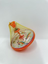 Юла прозрачная "Elefantino" Единорожки", цвет: оранжевый пластик, в сетке 14,5*15,5 см. Юла прозрачная "Elefantino" Единорожки", цвет: оранжевый пластик, в сетке 14,5*15,5 см.